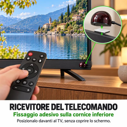 Stick TV con Telecomando WiFi TV Android Box 8K ULTRA HD Fire Stick Slim