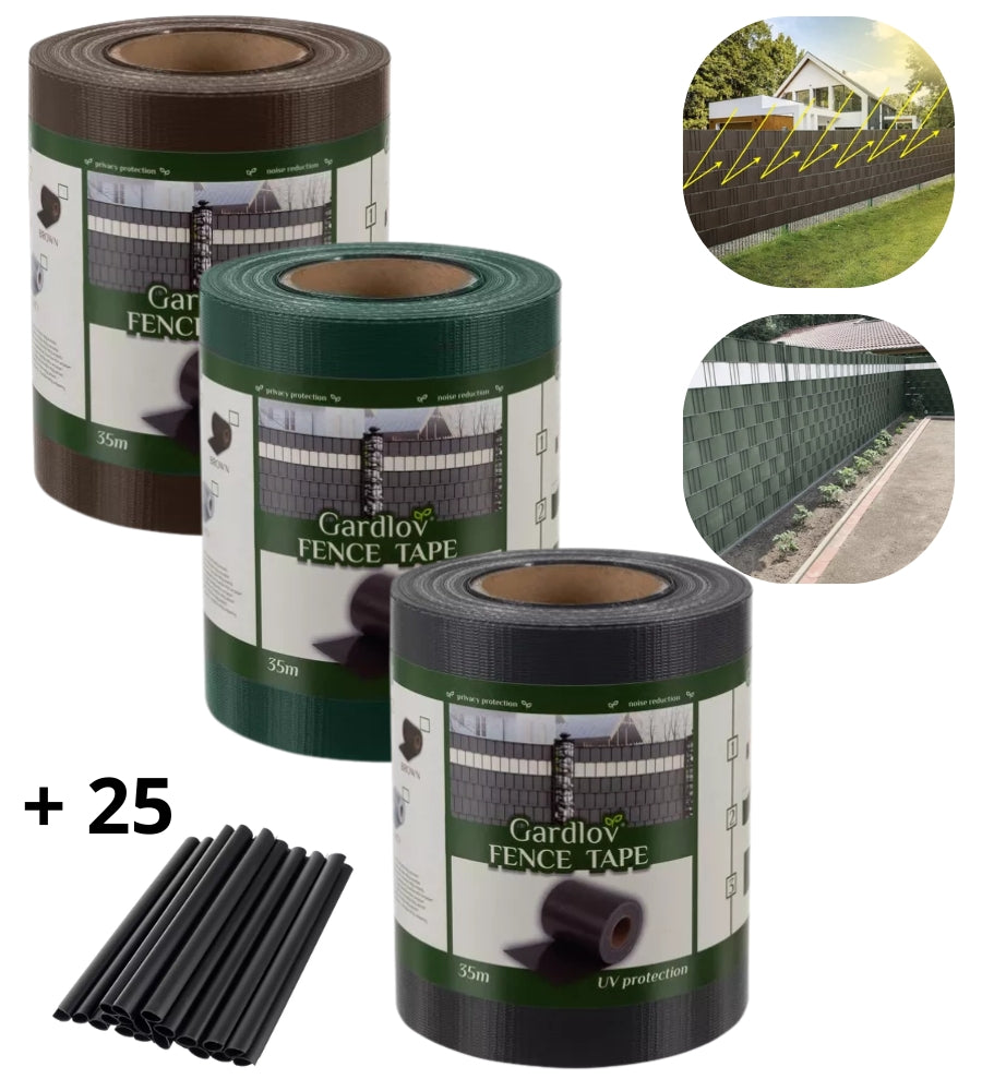 Frangivista per Balcone Ringhiera Fasce Strisce PVC Frangivento Cancello 19x35mt