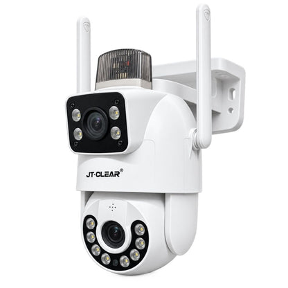 Telecamera IP WiFi PTZ Doppia Lente 355° Visione Notturna Sirena App Yoosee