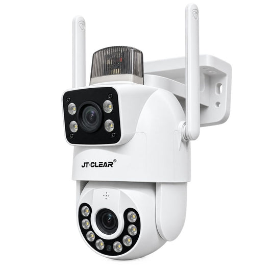 Telecamera IP WiFi PTZ Doppia Lente 355° Visione Notturna Sirena App Yoosee