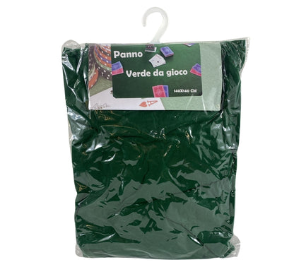 Copritavolo da Gioco Panno Verde con Elastico Tappeto Tavolo Poker 140 x 140 cm