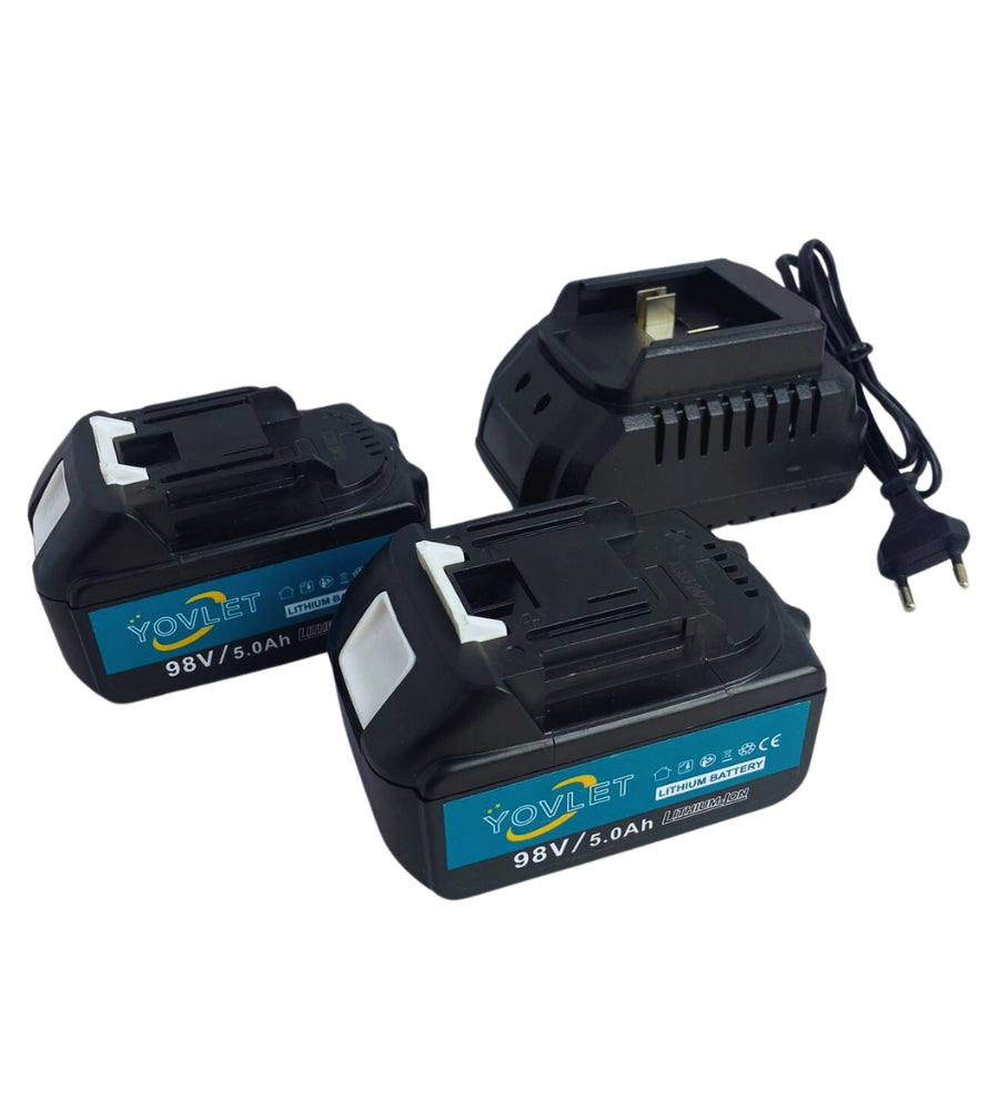 Smerigliatrice Angolare Flex Doppia Batteria 5Ah 125 mm Motore Brushless 98V