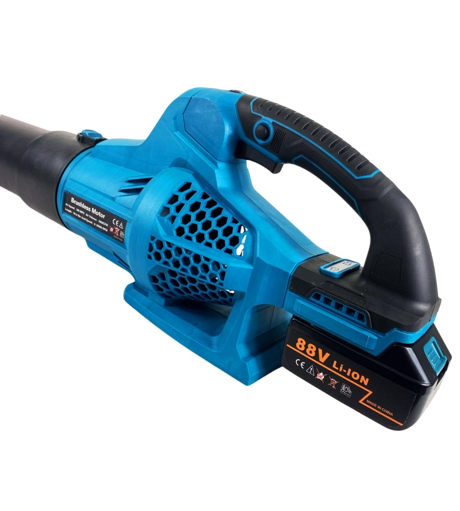 Soffiatore a Batteria Potente 6 Velocita' 2 Batterie Foglie Giardino Campeggio