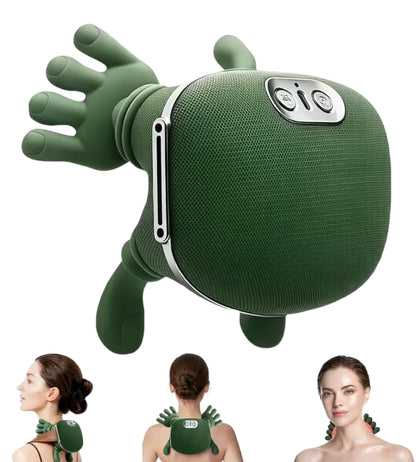 Massaggiatore Cervicale Shiatsu Bionico con Calore 4D Sollievo Dolore Collo