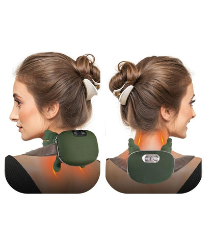 Massaggiatore Cervicale Shiatsu Bionico con Calore 4D Sollievo Dolore Collo