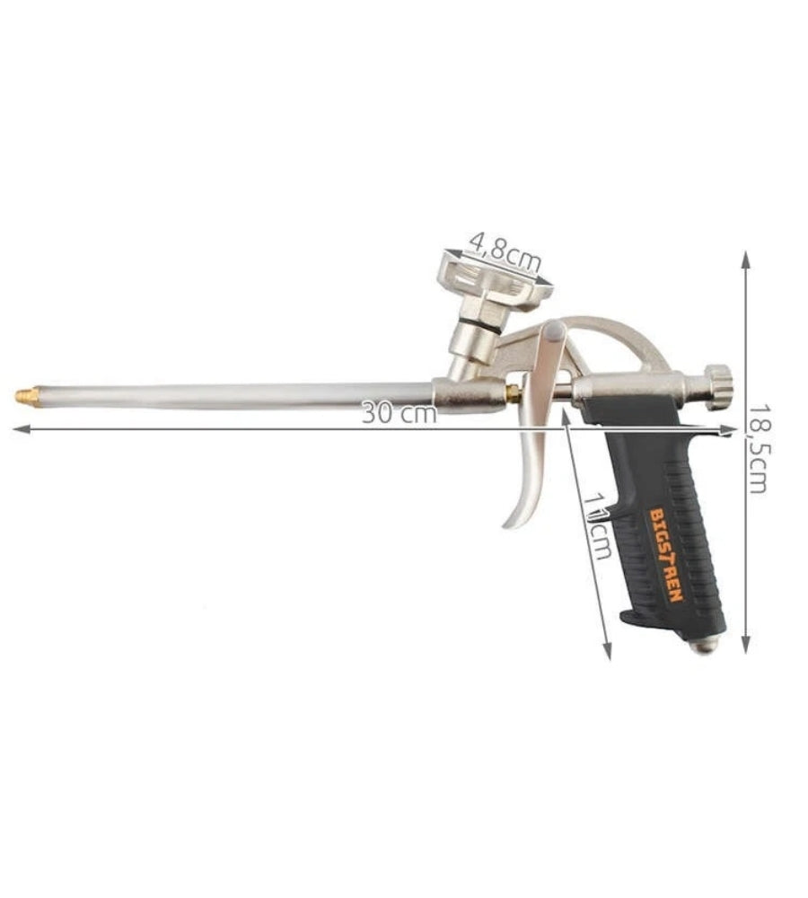 Pistola per Bombola Schiuma Poliuretanica Edile Rifinitura Porte Finestre Buchi