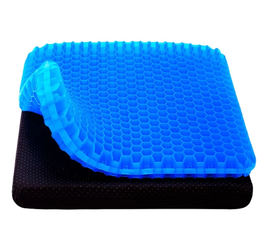 Cuscino in Gel Spesso Antiscivolo Traspirante Cuscino Anti Decubito Lombare