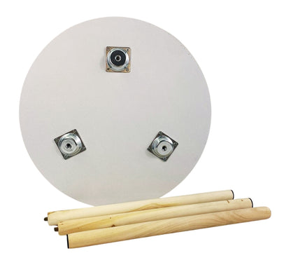 Tavolino Salotto Basso Tavolo Rotondo Soggiorno Camera Ufficio 38x38 H39 cm