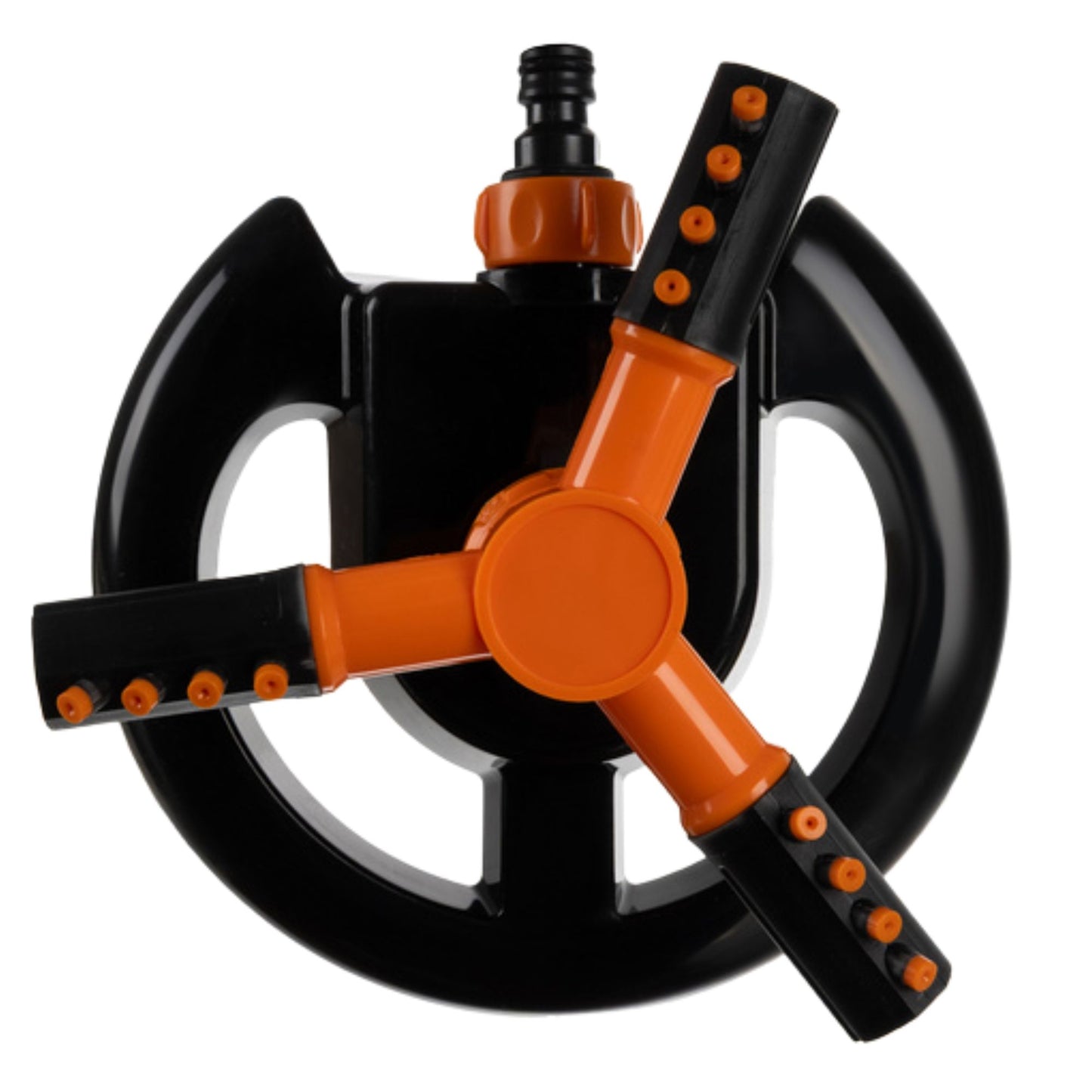 Irrigatore Giardino 360° 3 Bracci Rotanti Sprinkler Automatico Attacco Universal
