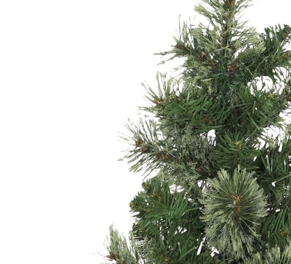 Albero di Natale Illuminato Piede in yuta 60 cm Ø 35 cm 20 LED a Batteria