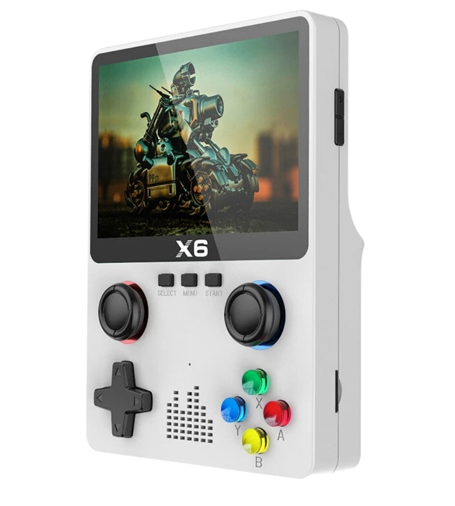 Console Portatile X6 Retro Game con 1000 Giochi Memoria Espandibile Display 3,5"