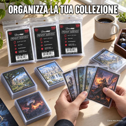 Ultra PRO Penny Sleeves 500 Bustine Protettive Carte Pokémon Magic 5x100