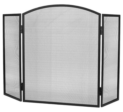 Parascintille Camino in Acciaio Grande 118 x 77 cm Parafuoco Caminetto Stufe