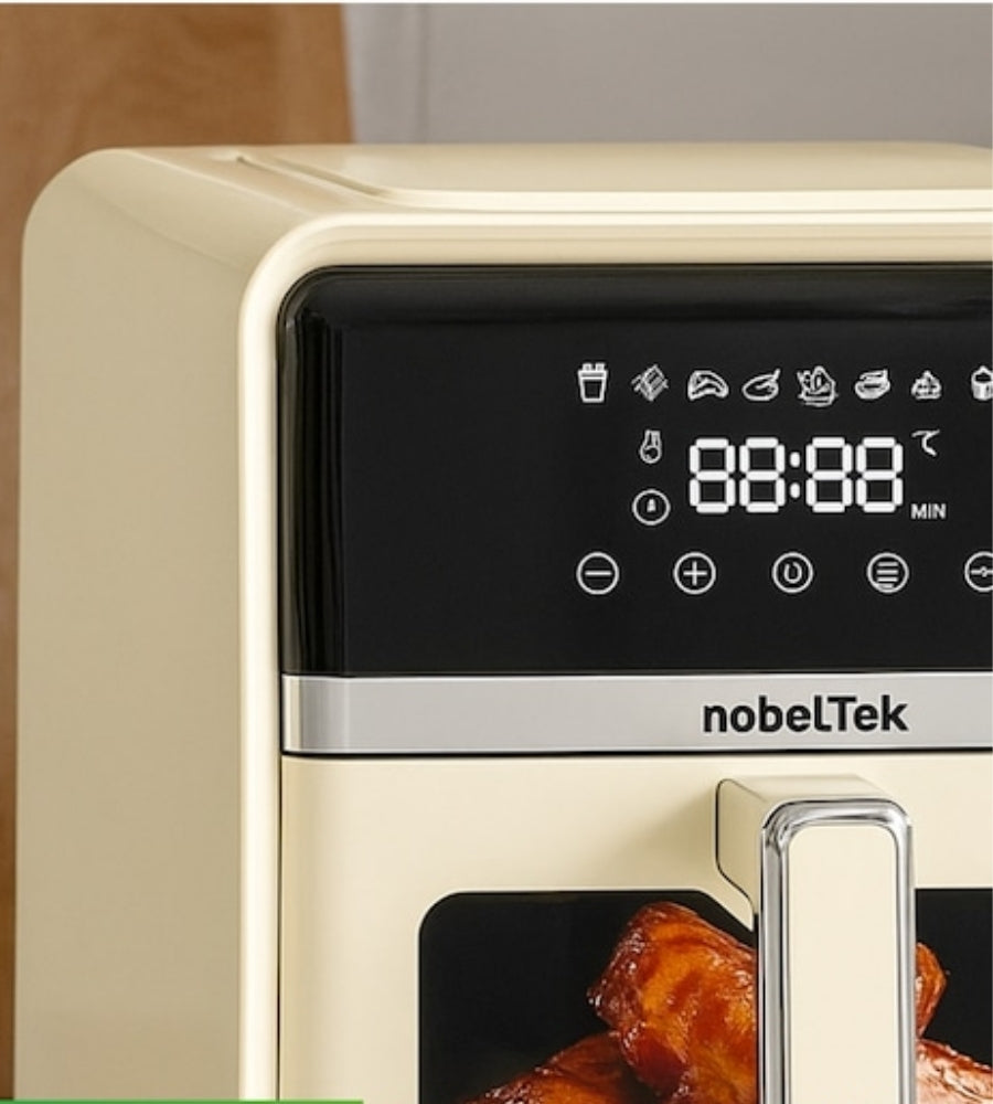Friggitrice ad Aria Elettrica 5L Comandi Touch LED Frigge Senza Olio 1400W