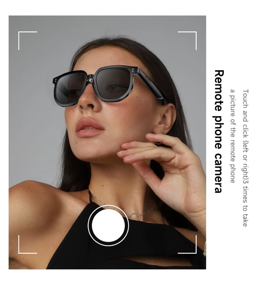 Occhiali da Sole Smart Occhiali Bluetooth Touch Altoparlanti Integrati Musica