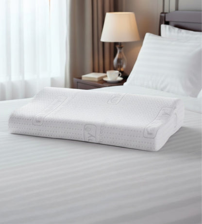 Cuscino Saponetta Memory Foam Rivestimento Anallergico Ortopedico 49 x 30 H9 cm