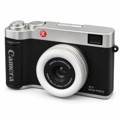 Fotocamera Digitale Foto 48MP Video 2K Zoom 16x Display Ribaltabile USB-C