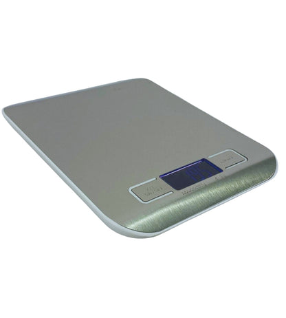 Bilancia da Cucina Digirtale Acciaio Inox Display LCD 0,1- 5Kg Tara Peso Preciso