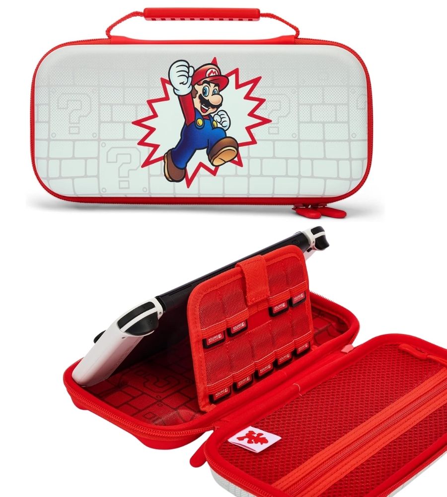 Custodia Protezione PowerA Nintendo Switch OLED / Lite Brick Breaker Super Mario