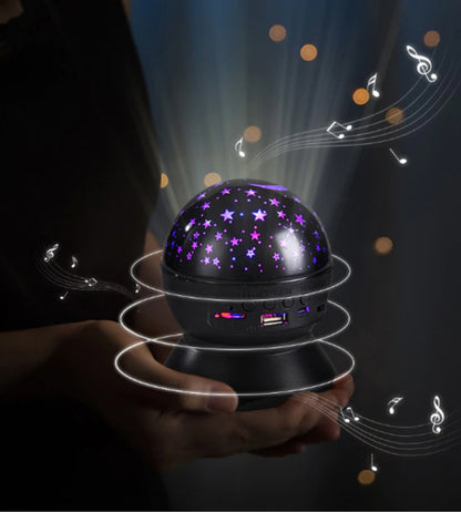 Lampada Proiettore di Stelle LED con Speaker Cassa Bluetooth USB