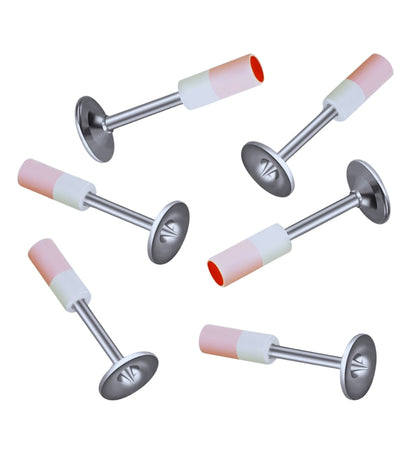 200 Chiodi Per Pistola Sparachiodi Rivetti Acciaio da 7,3 mm Cemento Ferro