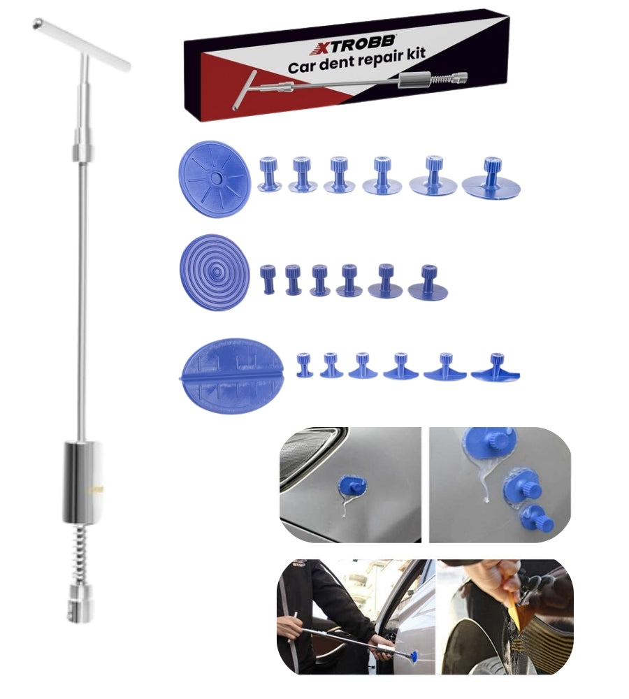 Kit Riparazione Botte Ammaccature Tira Bolli Bolle Auto e Moto per Carrozzeria