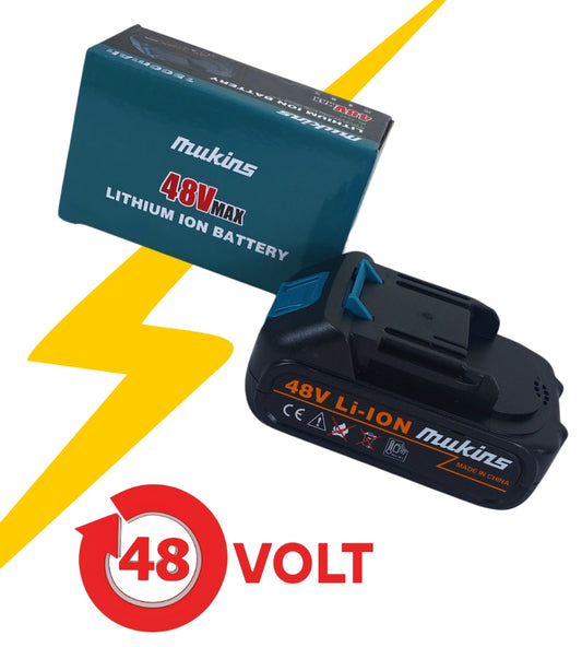 Batteria ricambio 48v Motosega Smerigliatrice Trapano Avvitatore Decespugliatore