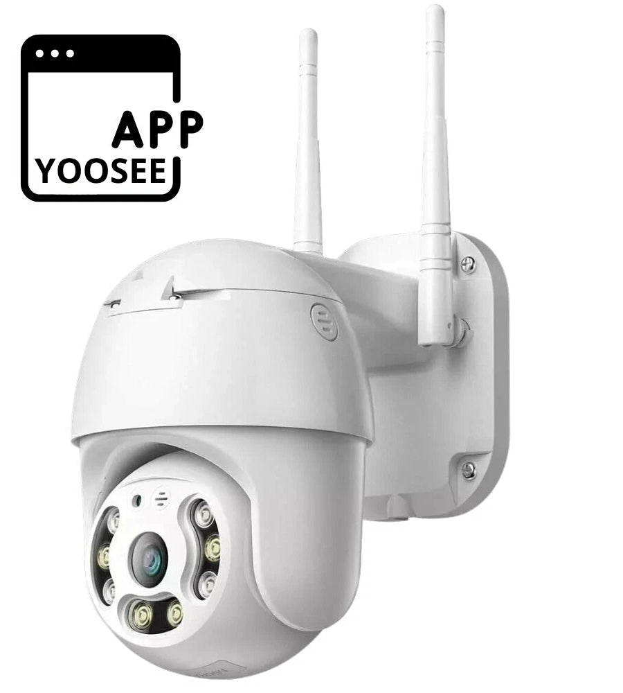 Telecamera IP Cam PTZ WiFi Esterna Motorizzata Sorveglianza Smart App Yoosee