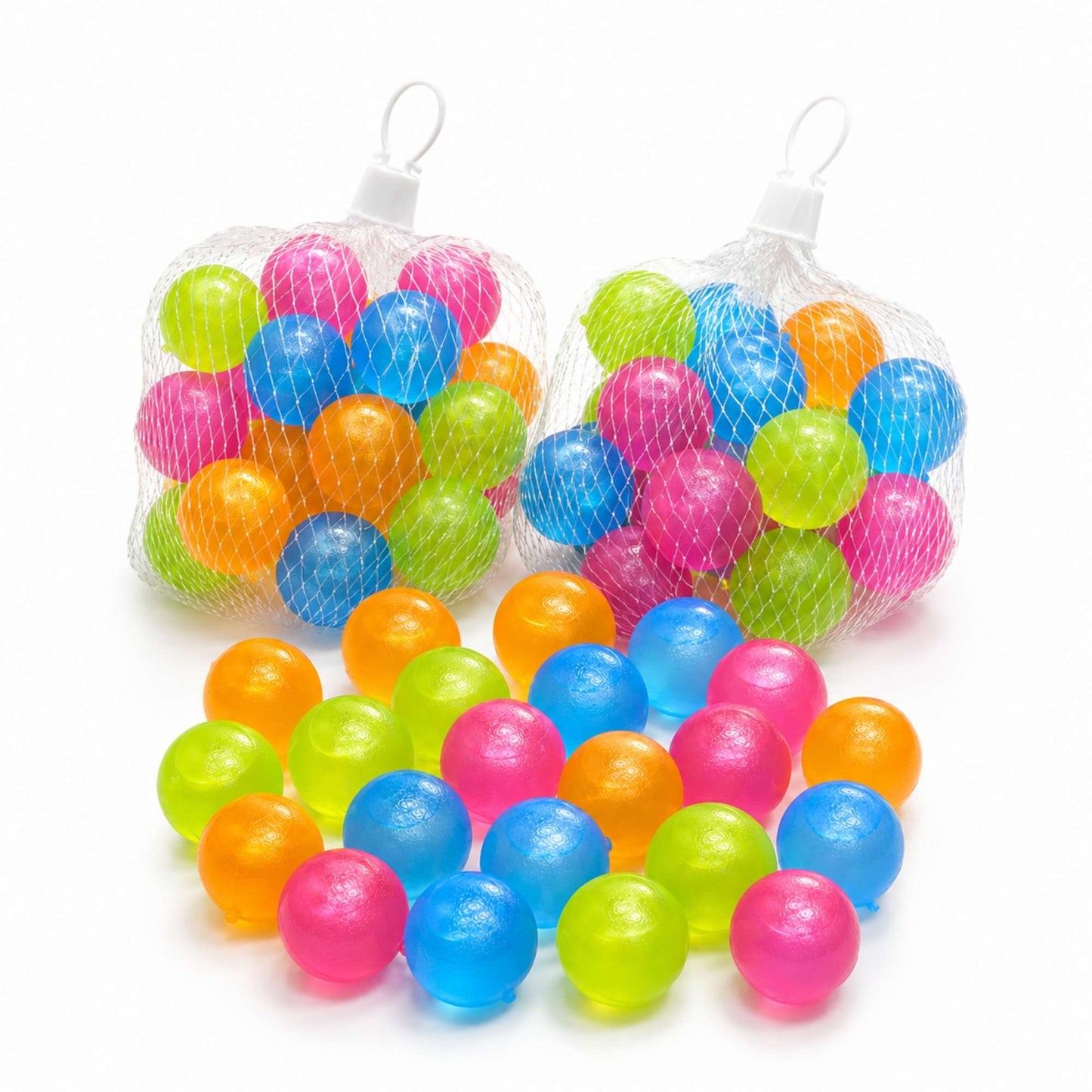 Palle di Ghiaccio Riutilizzabili 24 Pz Colorate per Drink Cocktail Bevande