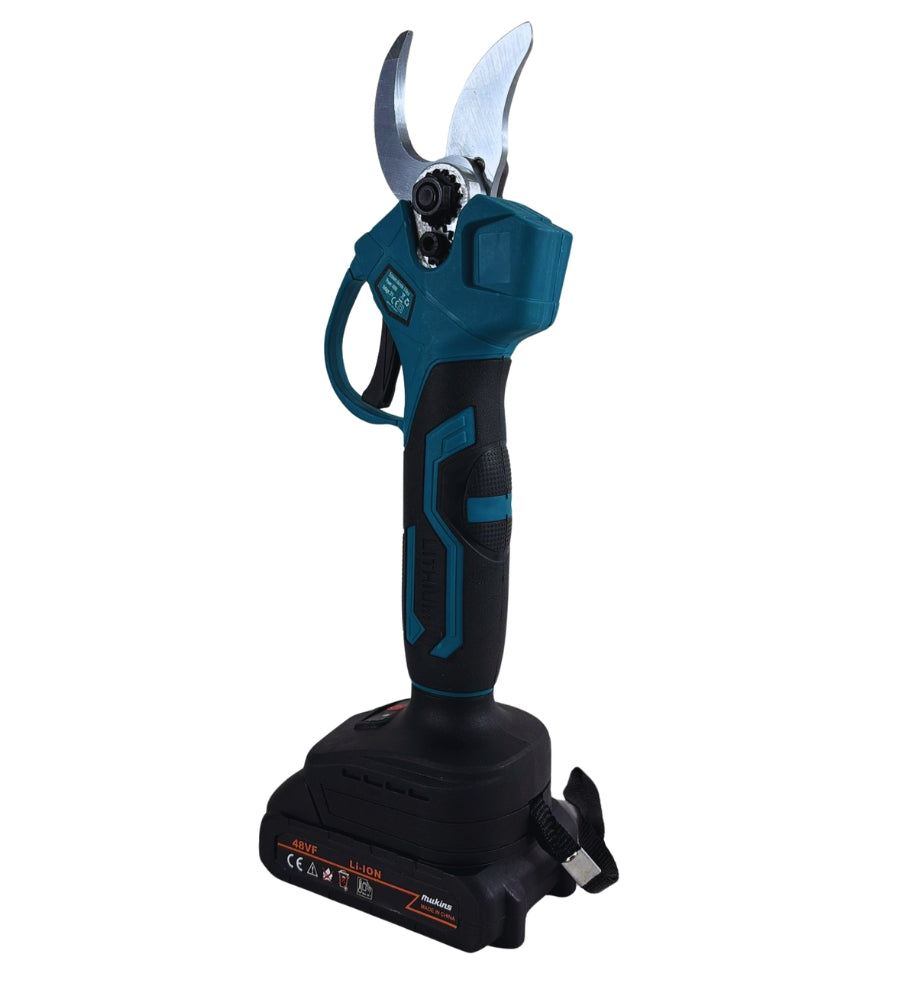 Forbice da Potatura Doppia Batteria 48V Cesoia Elettrica da Potatura Taglio 42mm