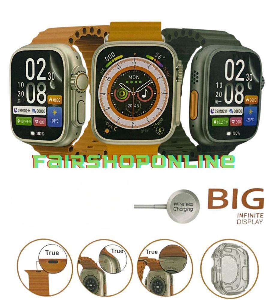 Smartwatch Bluetooth con 7Cinturini Wireless Sport Salute Android 49mm