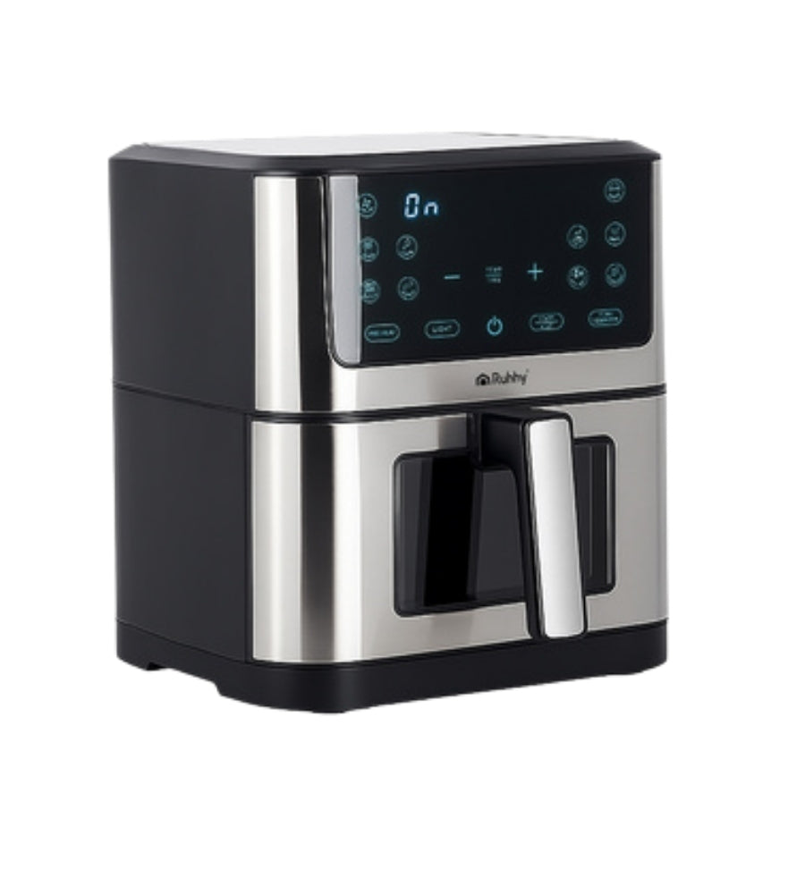 Friggitrice ad Aria Elettrica XXL 8L Comandi Touch LED Frigge Senza Olio 1800W