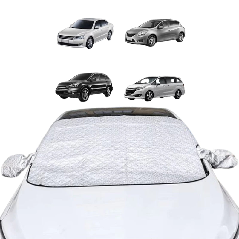 Telo Antigelo Copri Parabrezza Invernale Auto Magnetico Parasole Double Face XXL