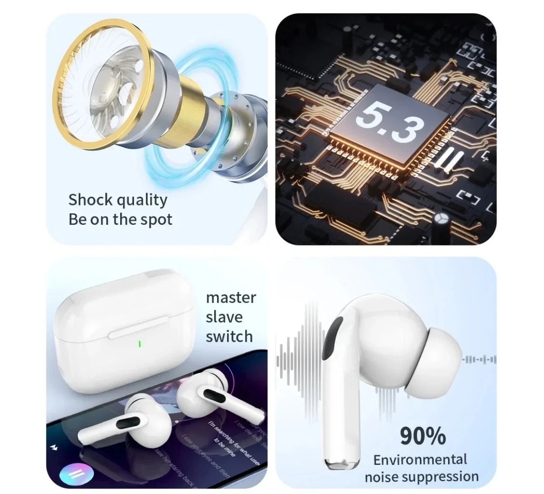 Cuffie Auricolari con Traduttore AI BT 5.4 Traduzione Tempo Reale Box Ricarica