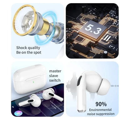 Cuffie Auricolari con Traduttore AI BT 5.4 Traduzione Tempo Reale Box Ricarica