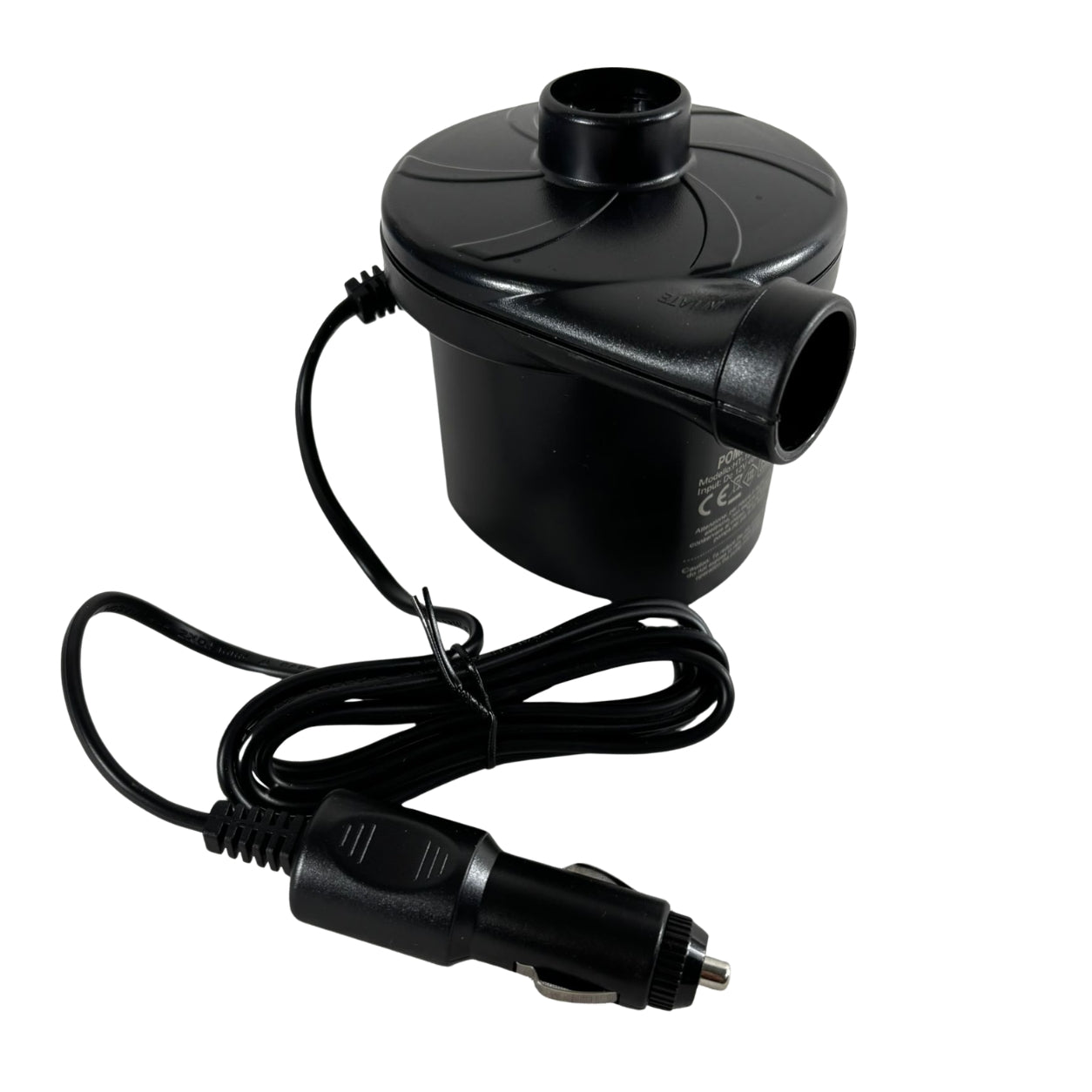 Pompa Elettrica 12V Auto Gonfiabili Materassini Piscina Gonfiatore 3 Ugelli