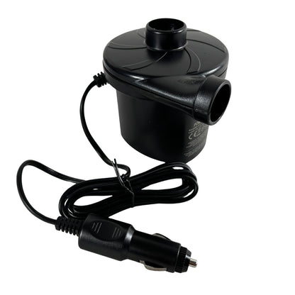 Pompa Elettrica 12V Auto Gonfiabili Materassini Piscina Gonfiatore 3 Ugelli