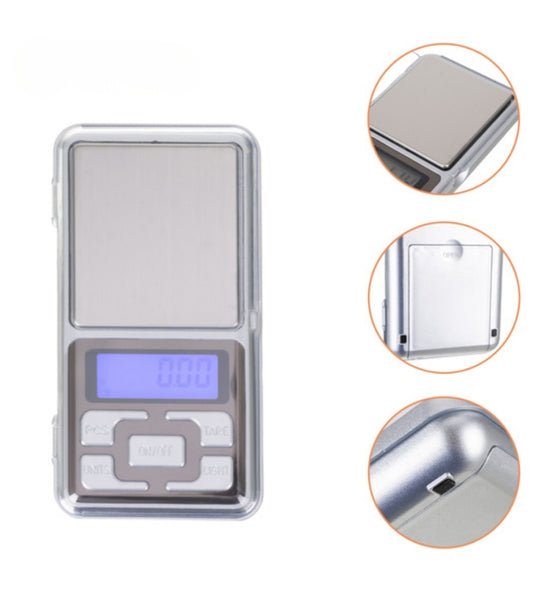 Mini Bilancia di Precisione Digitale Bilancino 0,01 - 200 Grammi con Lcd Funzione Tara
