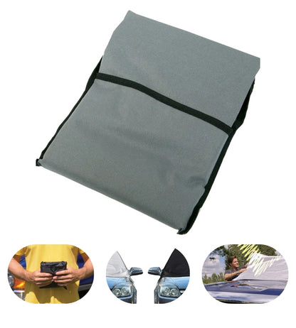 Telo Copri Parabrezza Auto Magnetico Antigelo Parasole Double Face 160x120 cm