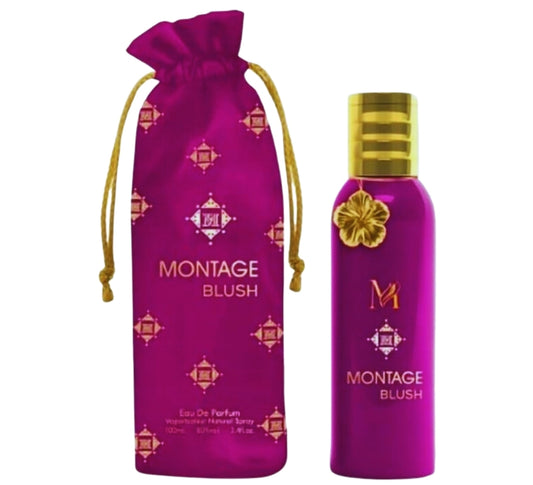 Profumo Montage Blush Eau de Parfum Natural Spray 100ml Donna Intenso Persistente