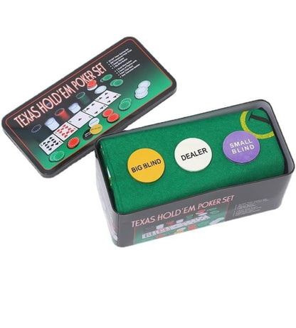 Fiches da Poker Numerate 200 Gettoni Box da Gioco Texas Holdem Black Jack