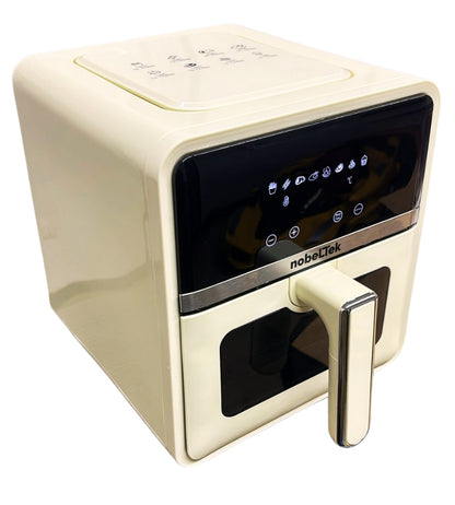 Friggitrice ad Aria Elettrica 5L Comandi Touch LED Frigge Senza Olio 1400W