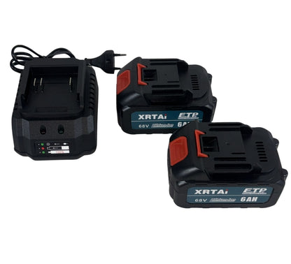 Avvitatore ad Impulsi 2 Batteria 68V 6AH Trapano Pistola Pneumatico + Accessori