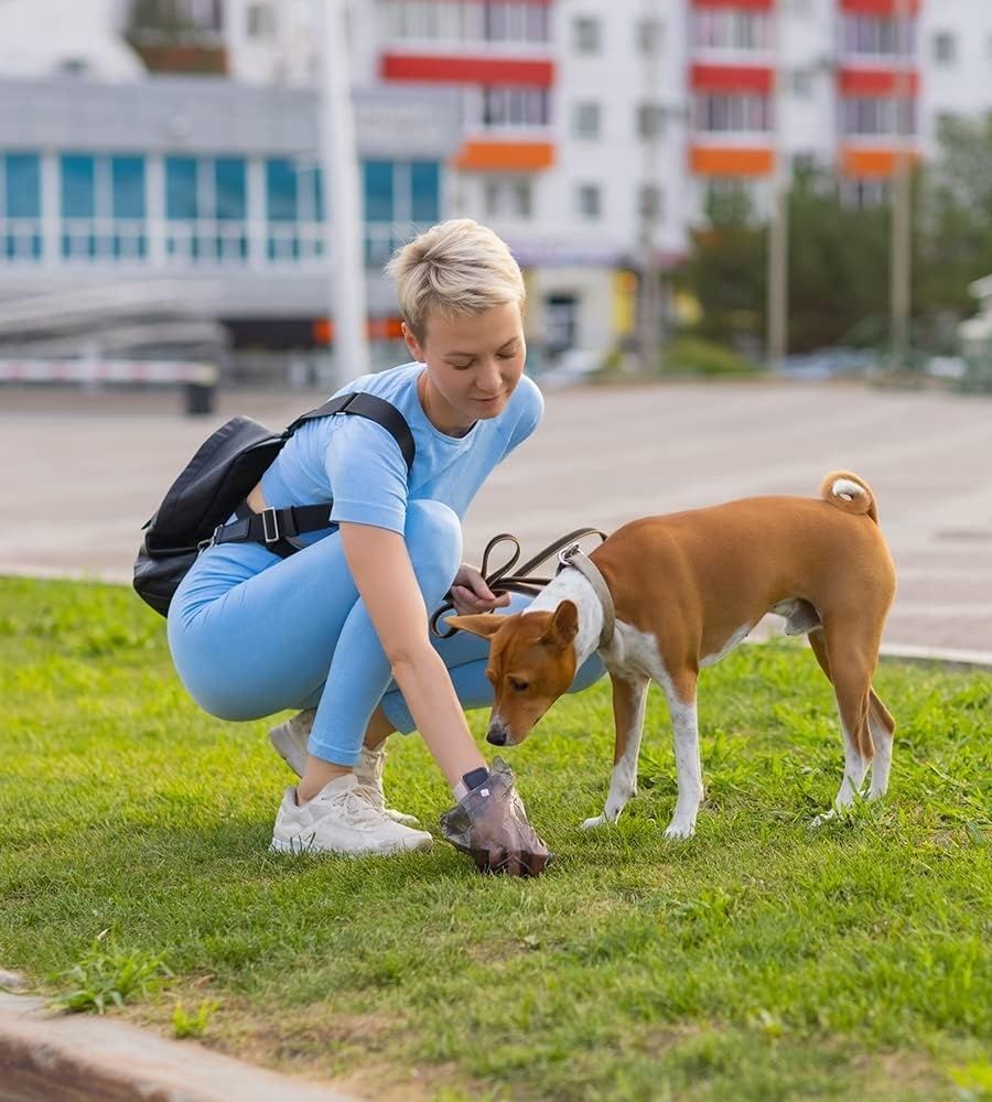 Sacchetti Igienici 1000 Pezzi + Contenitore Escrementi Bisogni Cani Gatti Neri