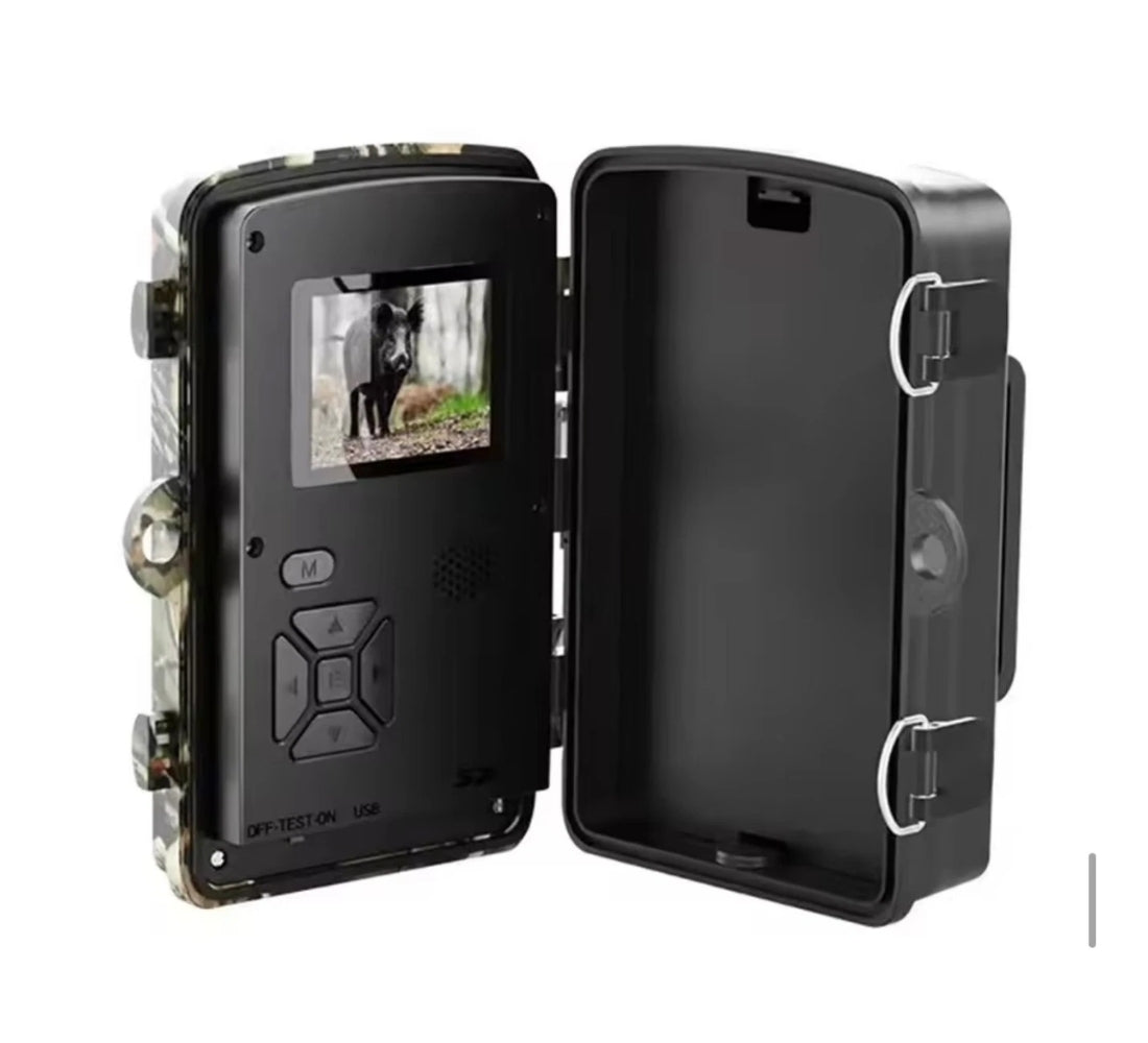 Fototrappola Fotocamera da Caccia Infrarossi LCD Full HD Impermeabile Led Neri