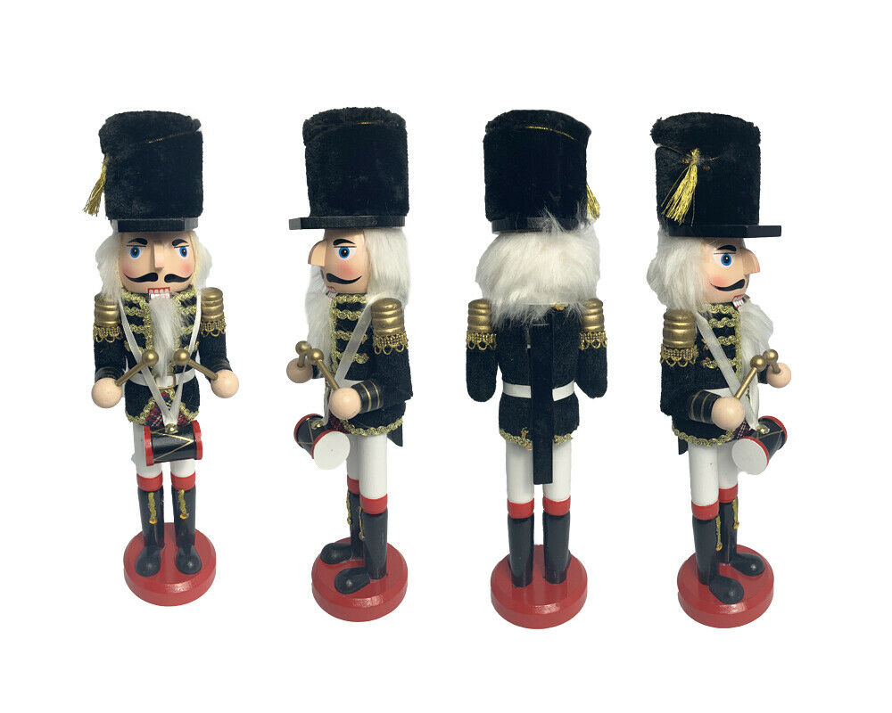 Schiaccianoci Soldato di Natale in Legno 30 cm Decorazioni Natalizie Casa SB5858