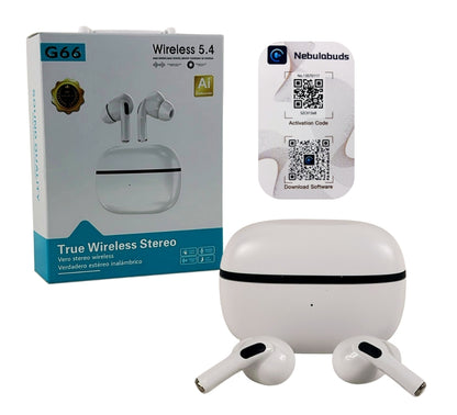 Cuffie Auricolari con Traduttore AI BT 5.4 Traduzione Tempo Reale Box Ricarica