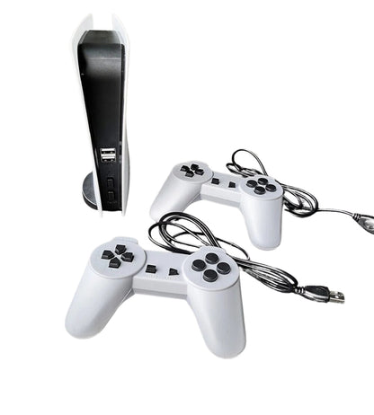 Console Game Station 5 con 200 Giochi Videogioco Retro' 2 Controller Cablati