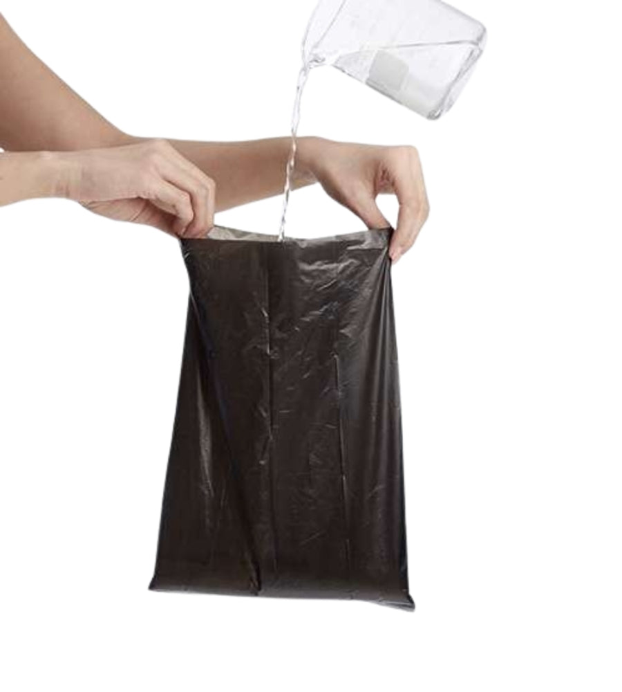 Sacchetti Igienici 1000 Pezzi + Contenitore Escrementi Bisogni Cani Gatti Neri
