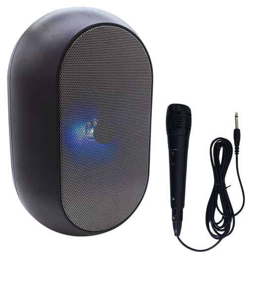 Speaker Cassa Bluetooth 5.0 Altoparlante Portatile TWS Microfono Luci LED